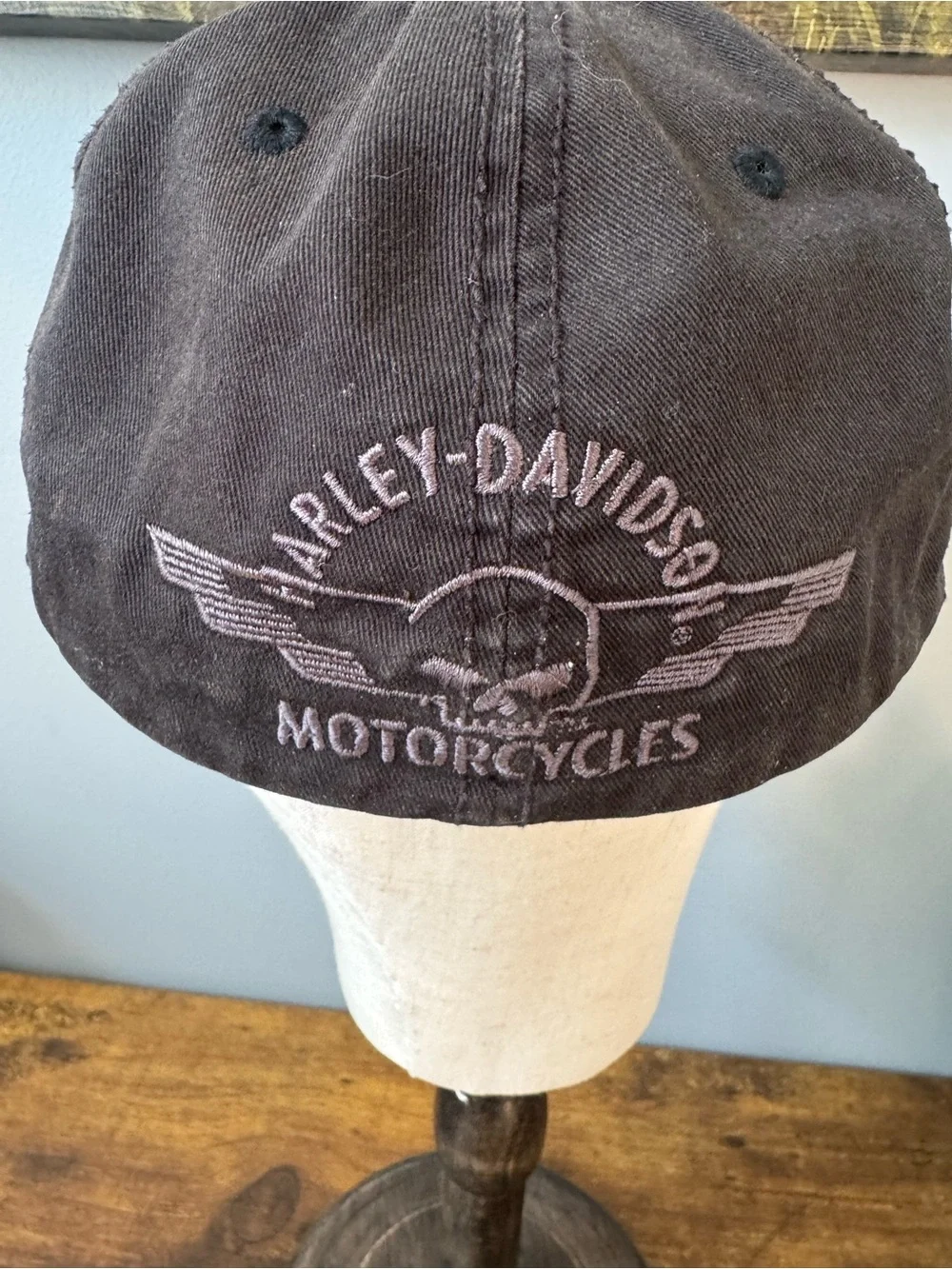 Harley-Davidson MotorClothes Fitted‎ Baseball Cap Black Size L 2013 Logo Hat